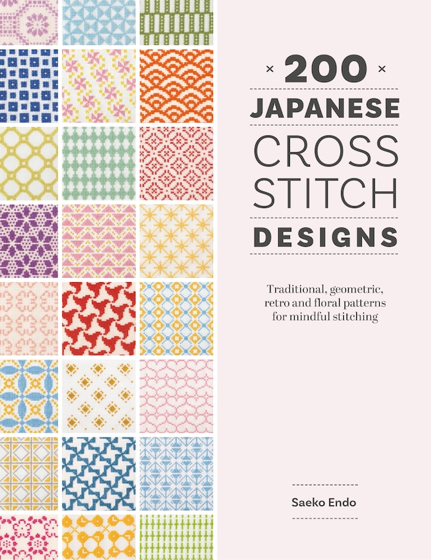 Front cover_200 Japanese Cross Stitch Designs