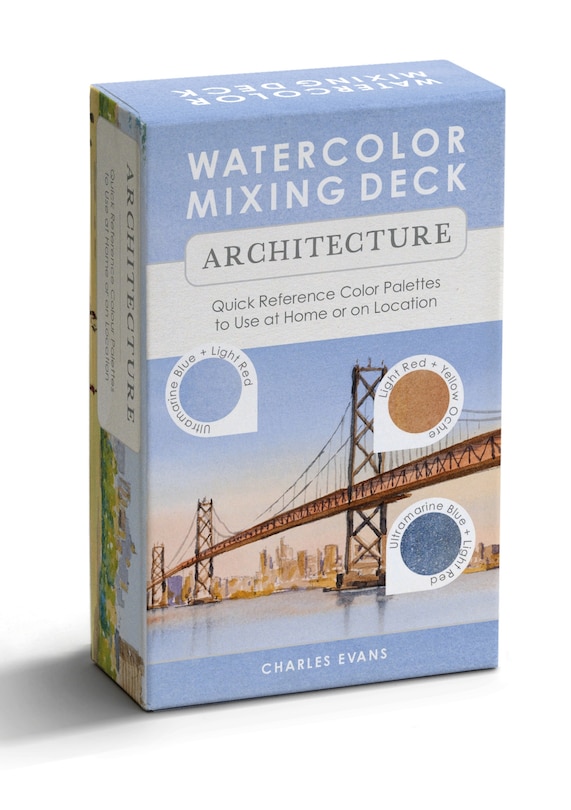 Front cover_Watercolor Mixing Deck: Architecture