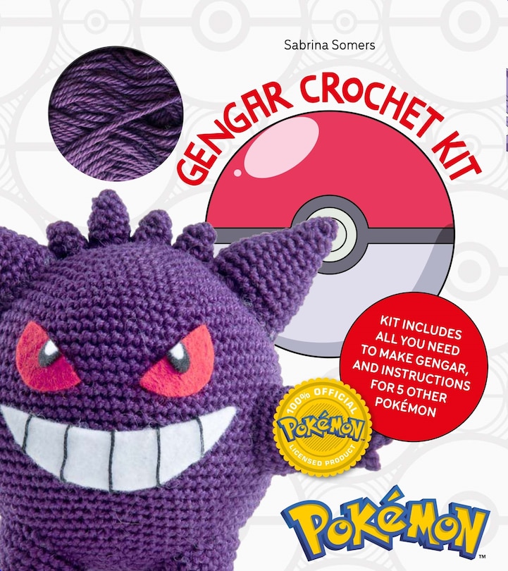Front cover_Pokemon Crochet Gengar Kit
