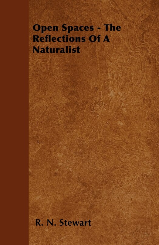 Couverture_Open Spaces - The Reflections Of A Naturalist