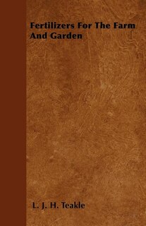 Front cover_Fertilizers For The Farm And Garden