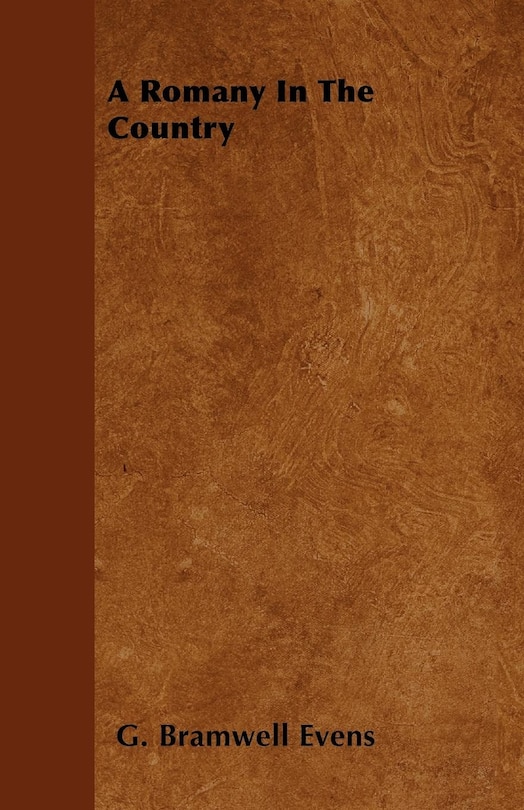 Couverture_A Romany In The Country