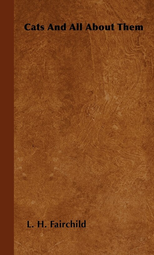 Couverture_Cats And All About Them