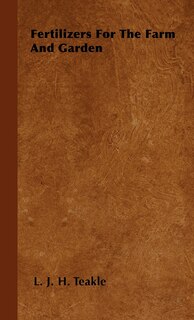 Front cover_Fertilizers For The Farm And Garden