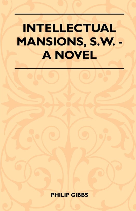 Couverture_Intellectual Mansions, S.W. - A Novel