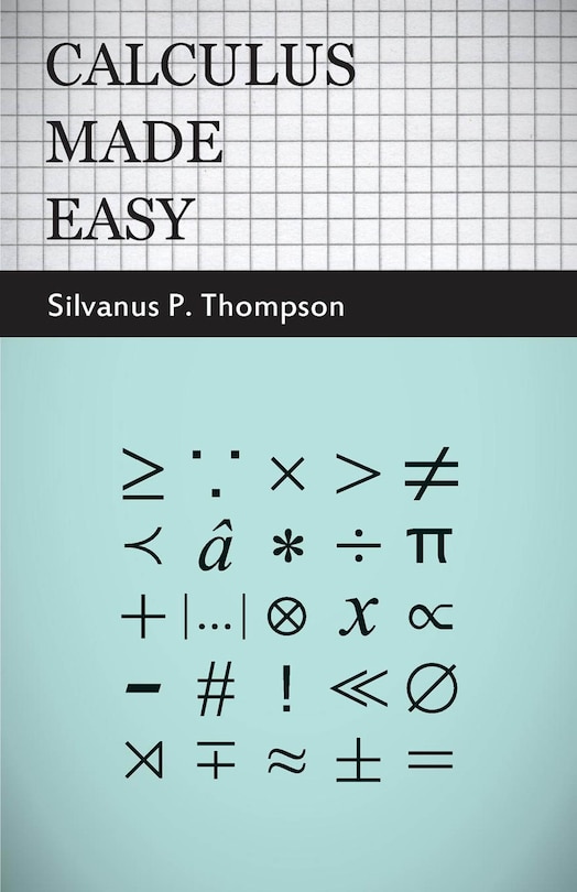 Front cover_Calculus Made Easy
