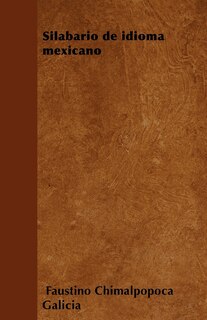 Couverture_Silabario de idioma mexicano