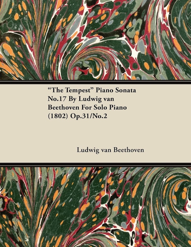 Front cover_The The Tempest - Piano Sonata No. 17 - Op. 31/No. 2 - For Solo Piano