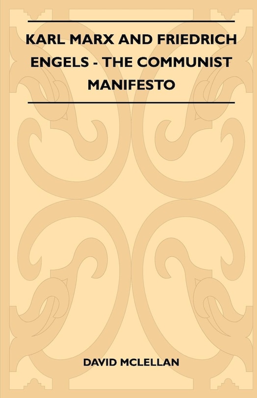 Front cover_Karl Marx And Friedrich Engels - The Communist Manifesto