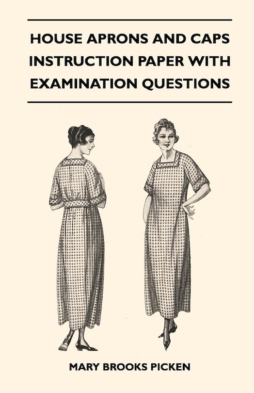 Front cover_House Aprons And Caps - Instruction Paper With Examination Questions