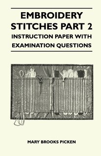 Couverture_Embroidery Stitches Part 2 - Instruction Paper With Examination Questions