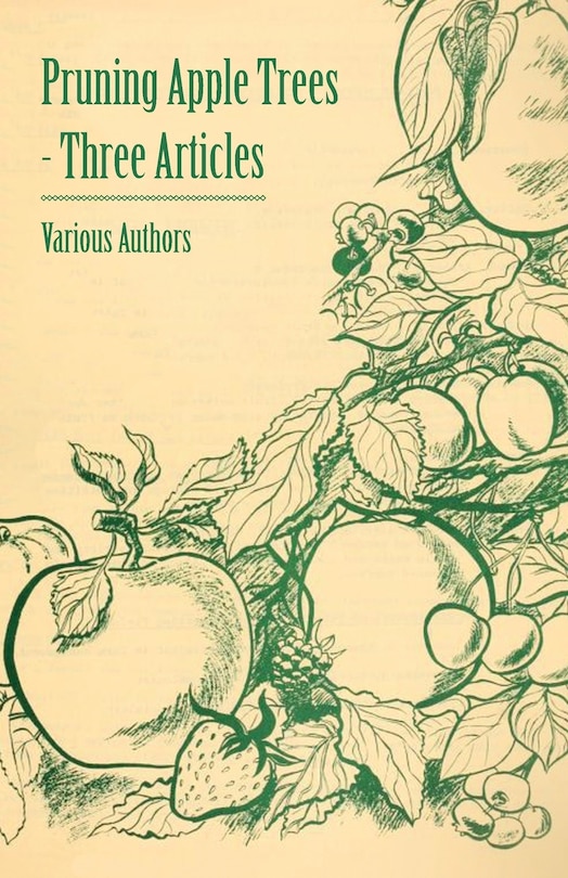 Couverture_Pruning Apple Trees - Three Articles