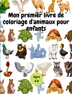Front cover_Mon Premier Livre De Coloriage D'animaux Pour Enfants