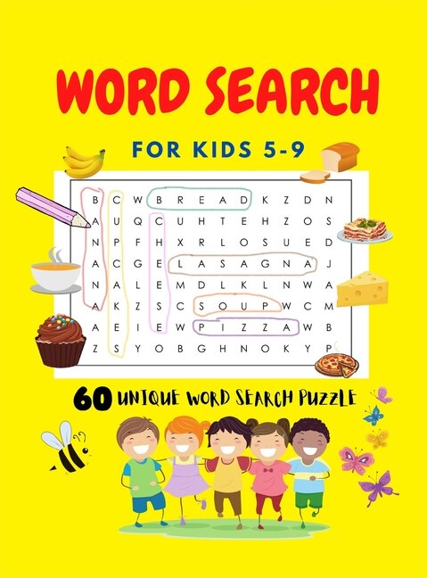 Word Search For Kids 5-9: Search And Find, Slove Clever Clues And Hunt For Hidden Words While Practicing Spelling, Learn Voca