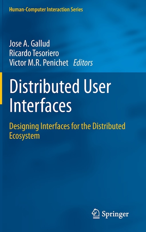 Front cover_Distributed User Interfaces