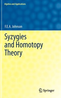 Front cover_Syzygies and Homotopy Theory