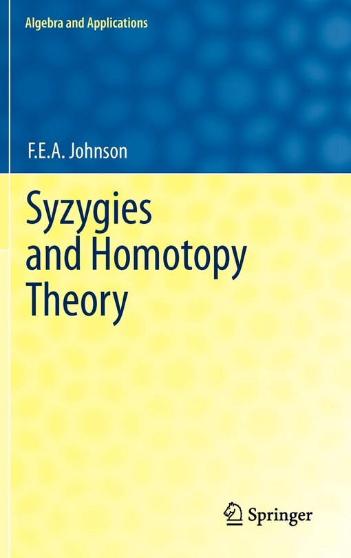 Front cover_Syzygies and Homotopy Theory