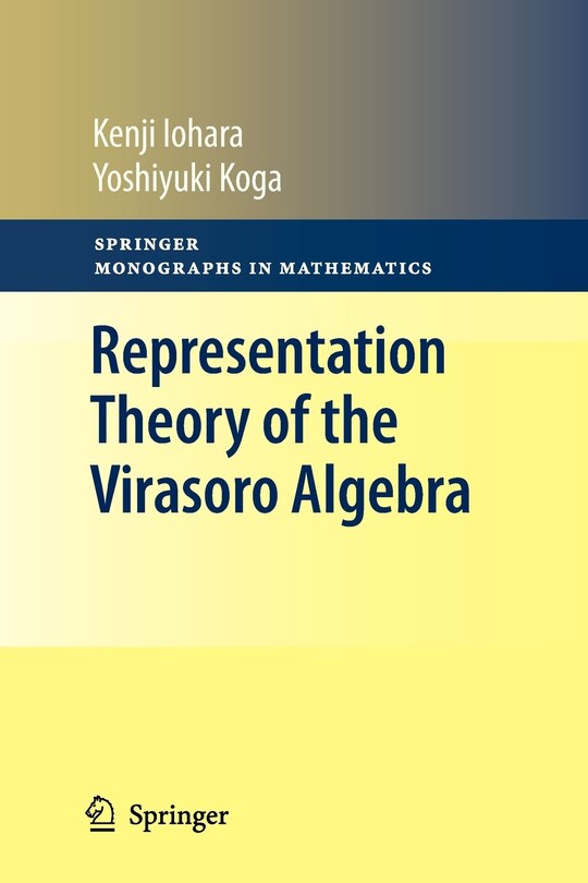 Couverture_Representation Theory of the Virasoro Algebra