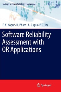 Front cover_Software Reliability Assessment with OR Applications