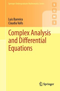 Front cover_Complex Analysis And Differential Equations
