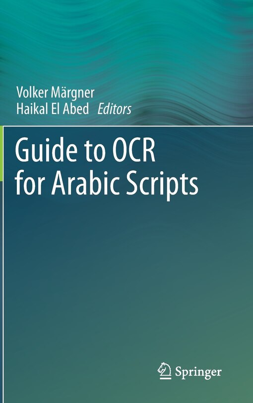 Front cover_Guide to OCR for Arabic Scripts