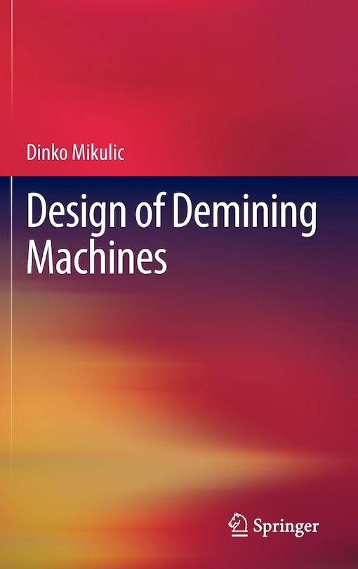 Front cover_Design of Demining Machines