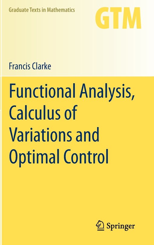 Front cover_Functional Analysis, Calculus of Variations and Optimal Control