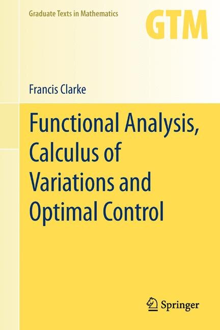 Front cover_Functional Analysis, Calculus of Variations and Optimal Control