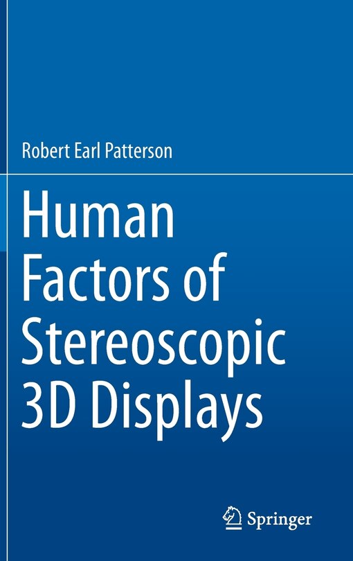 Front cover_Human Factors of Stereoscopic 3D Displays