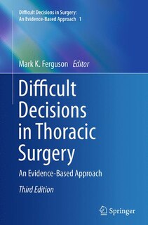 Couverture_Difficult Decisions In Thoracic Surgery