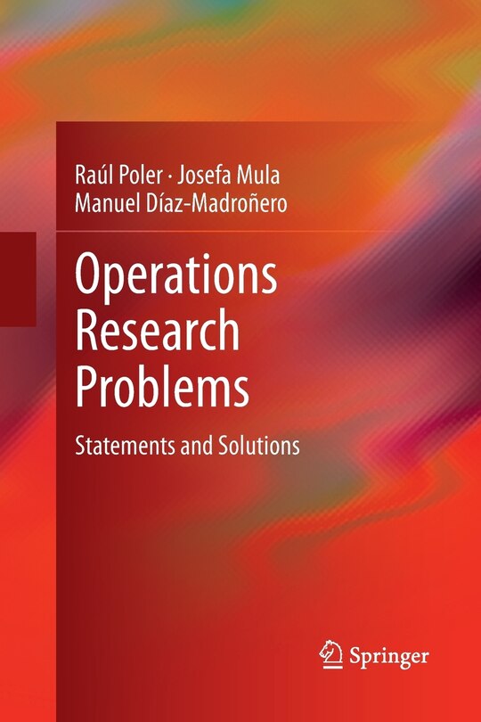 Front cover_Operations Research Problems