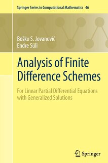 Couverture_Analysis Of Finite Difference Schemes