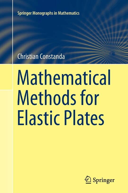 Couverture_Mathematical Methods For Elastic Plates