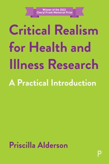 Front cover_Critical Realism For Health And Illness Research