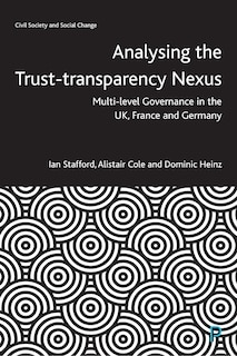 Front cover_Analysing the Trust–Transparency Nexus