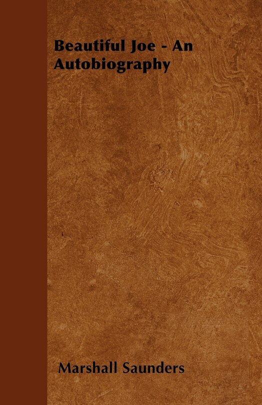 Front cover_Beautiful Joe - An Autobiography