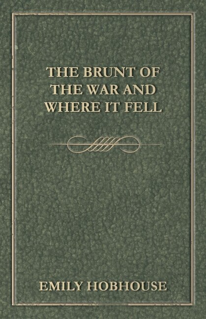 Couverture_The Brunt of the War and Where It Fell