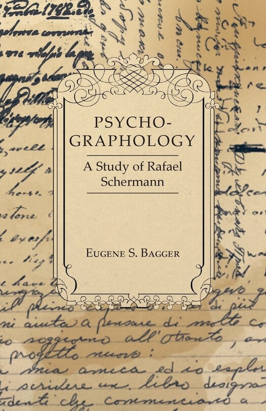 Front cover_Psycho-Graphology - A Study of Rafael Scbermann