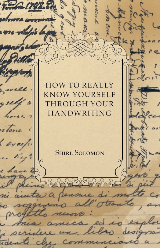 Couverture_How to Really Know Yourself Through Your Handwriting