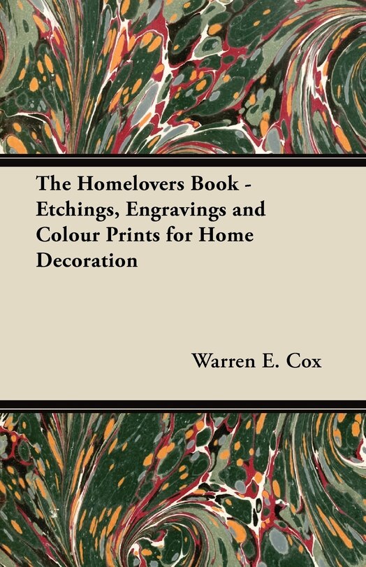 Couverture_The Homelovers Book - Etchings, Engravings and Colour Prints for Home Decoration