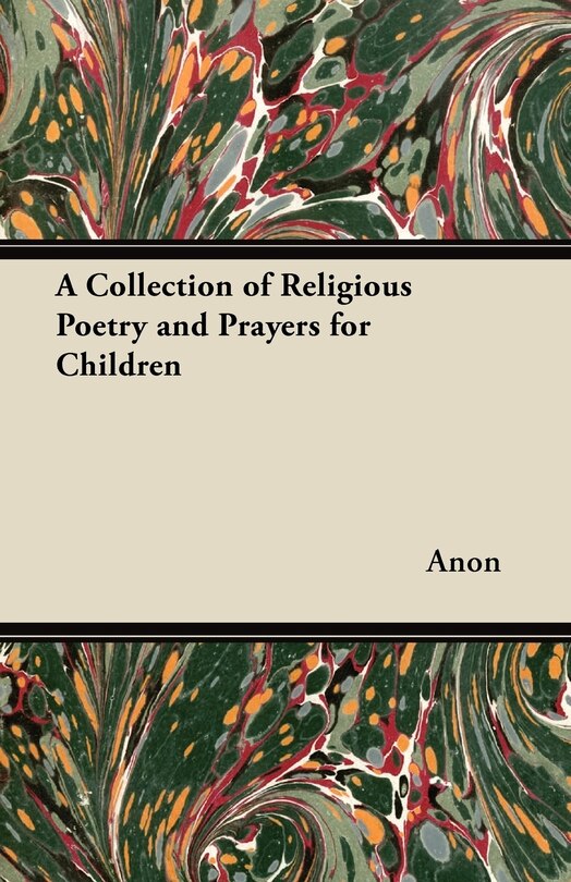 Couverture_A Collection of Religious Poetry and Prayers for Children