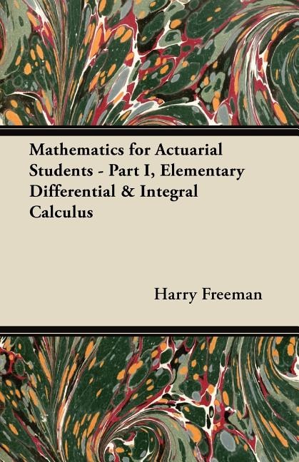 Couverture_Mathematics for Actuarial Students