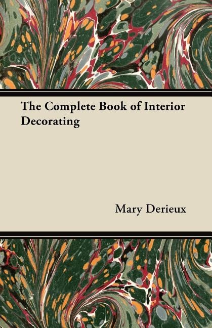 Front cover_The Complete Book of Interior Decorating