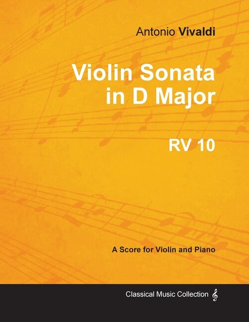 Couverture_Violin Sonata in D Major RV 10 - For Violin and Piano