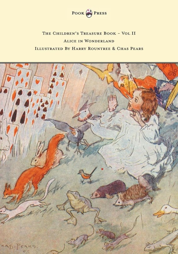 Couverture_The Children's Treasure Book - Vol II - Alice in Wonderland - Illustrated By Harry Rountree and Chas Pears