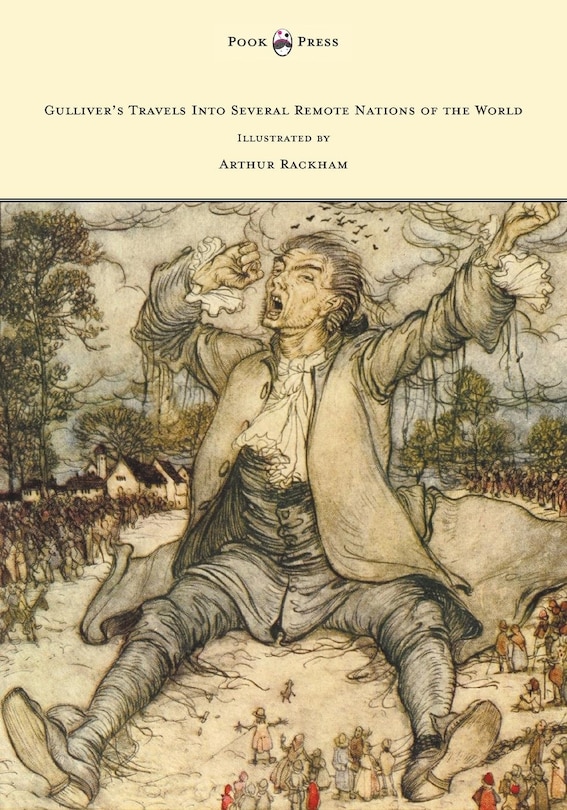 Front cover_Gulliver's Travels Into Several Remote Nations of the World - Illustrated by Arthur Rackham