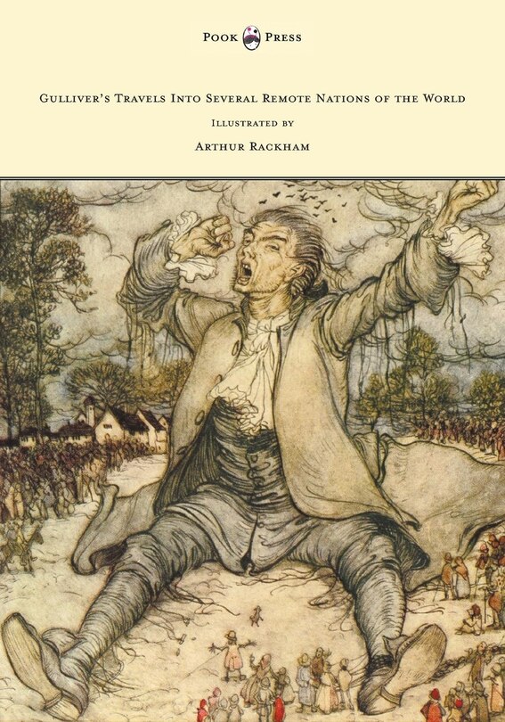 Front cover_Gulliver's Travels Into Several Remote Nations of the World - Illustrated by Arthur Rackham