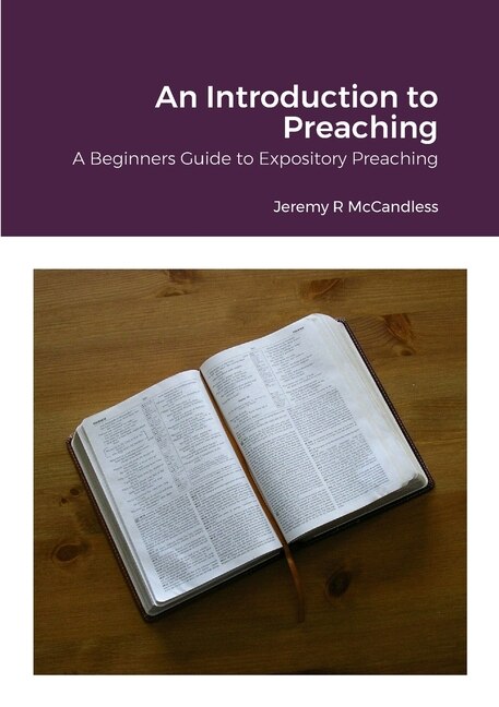 Front cover_An Introduction to Preaching