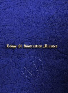 Front cover_Craft Masonic LOI Minute Book