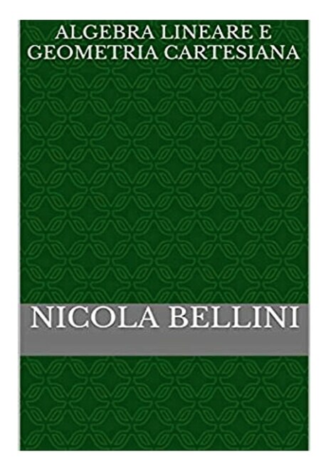 Front cover_Algebra lineare e geometria cartesiana